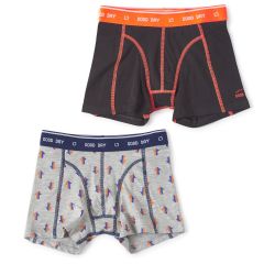 boxers set grey melee arrow & anthracite Little Label